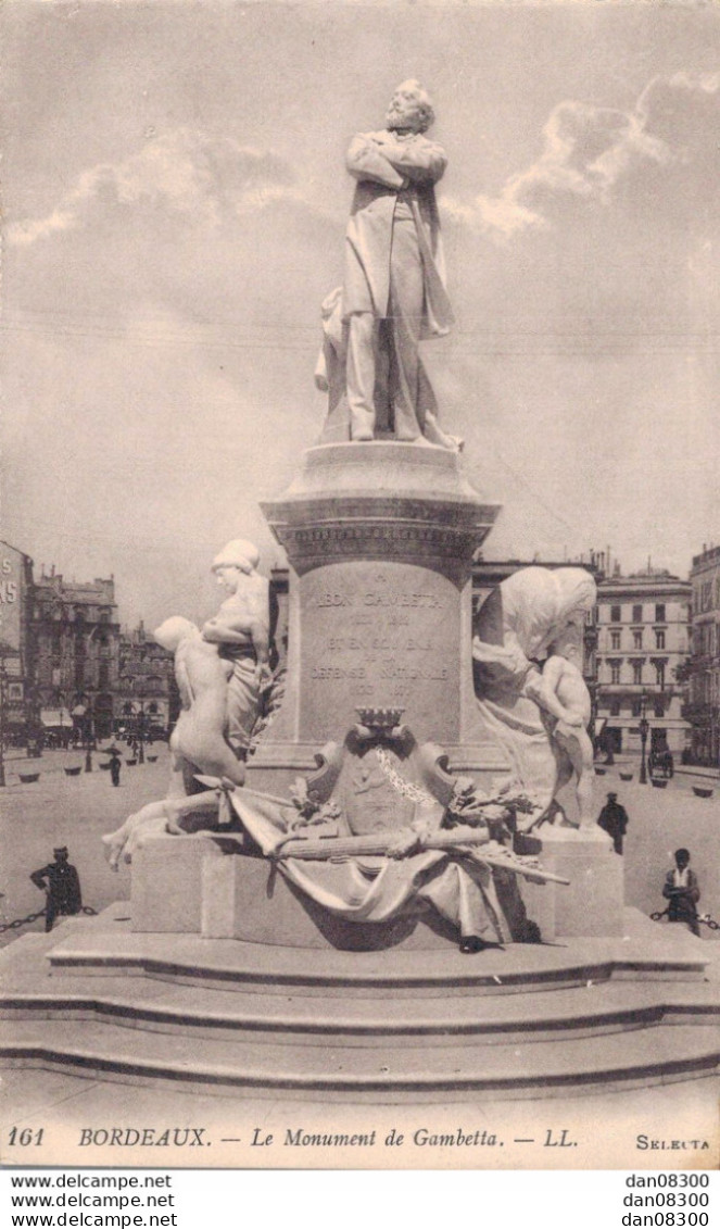 33 BORDEAUX LE MONUMENT DE GAMBETTA - Bordeaux