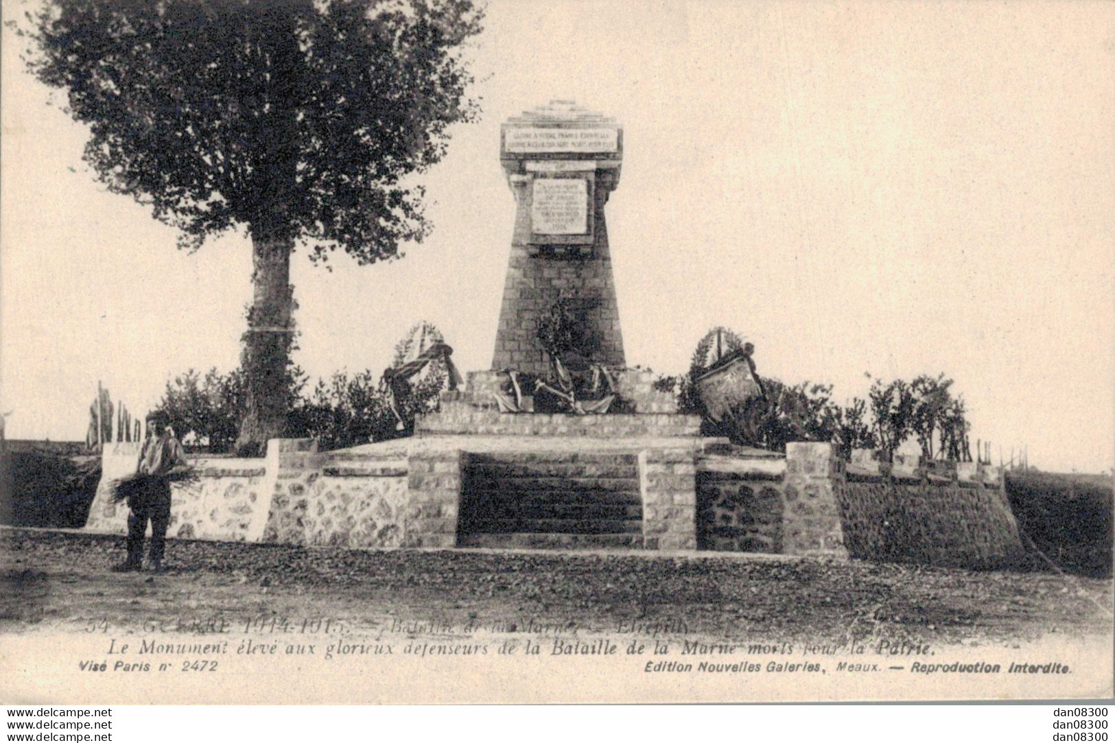 77 ETREPILLY MONUMENT ELEVE AUX GLORIEUX DEFENSEURS DE LA BATAILLE DE LA MARNE MORTS POUR LA PATRIE - Autres & Non Classés