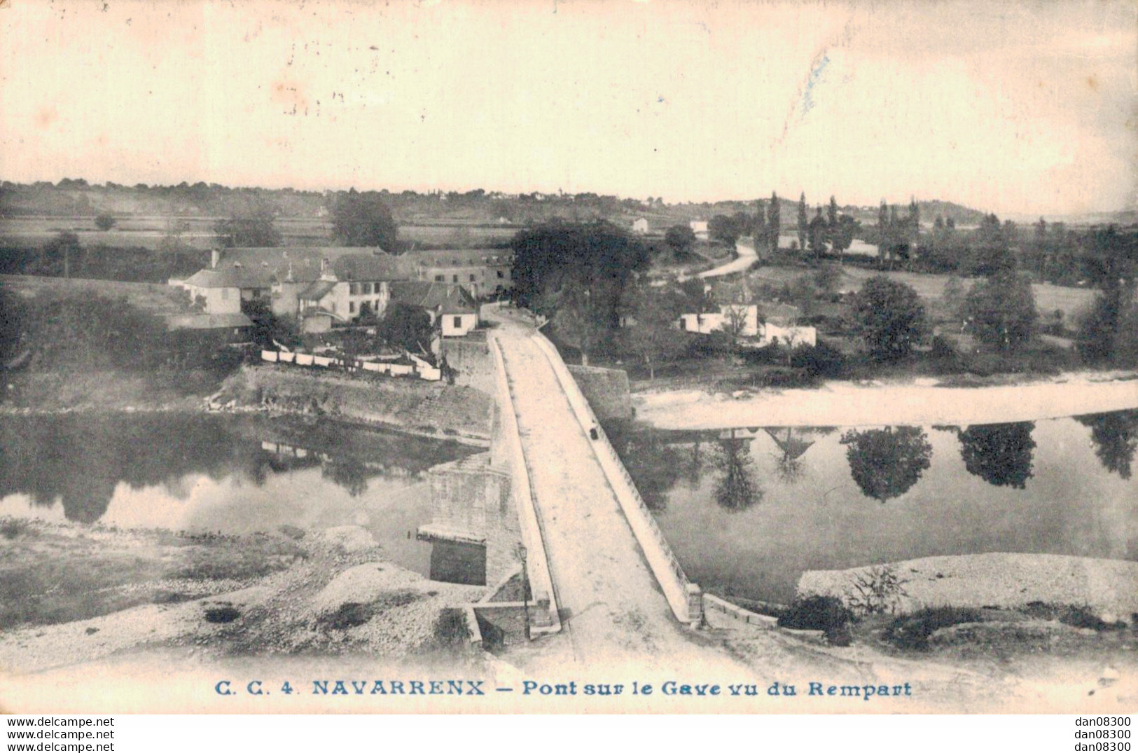 64 NAVARRENX PONT SUR LE GAVE VU DU REMPART - Andere & Zonder Classificatie