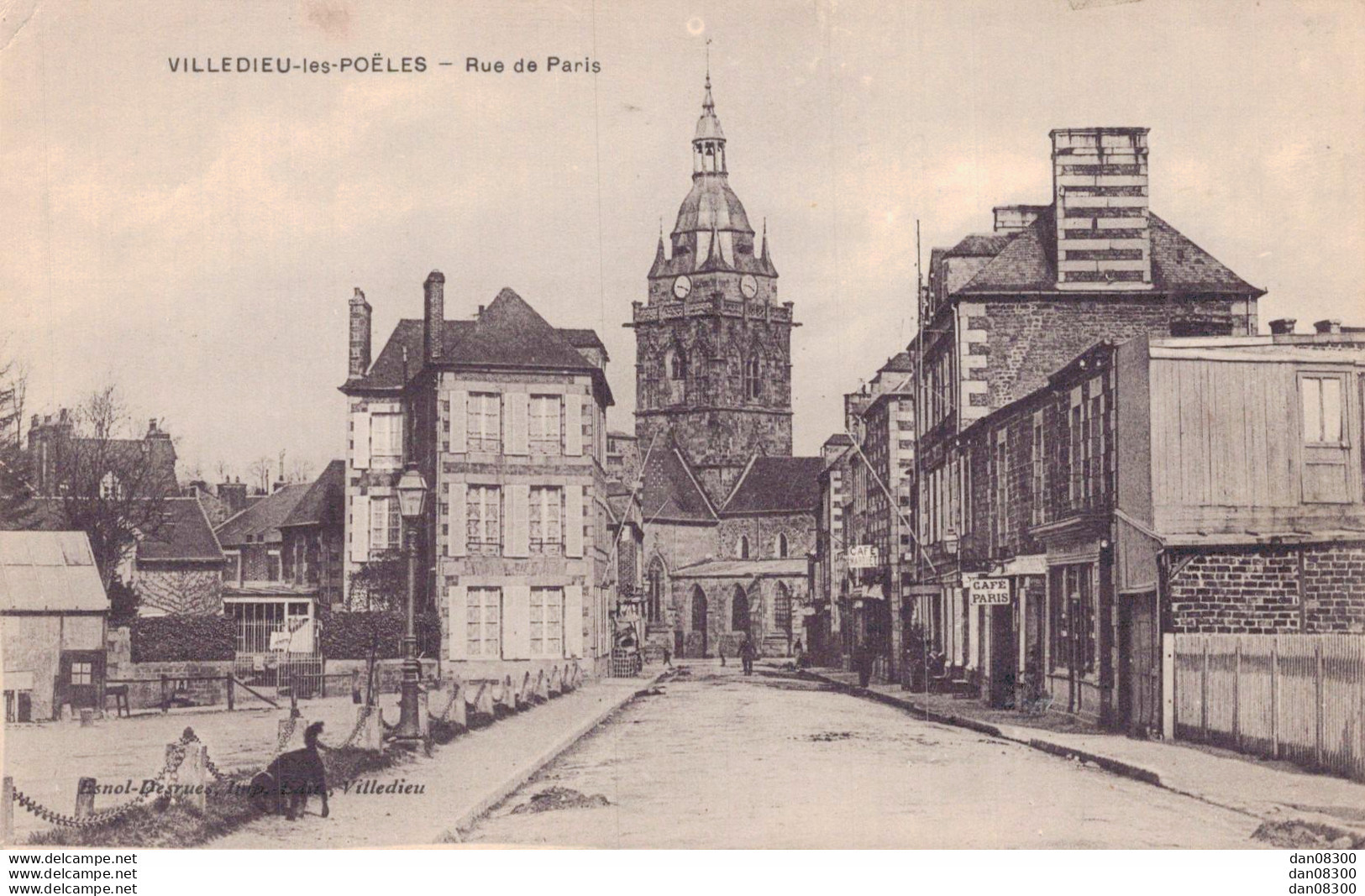 50 VILLEDIEU LES POELES RUE DE PARIS - Villedieu