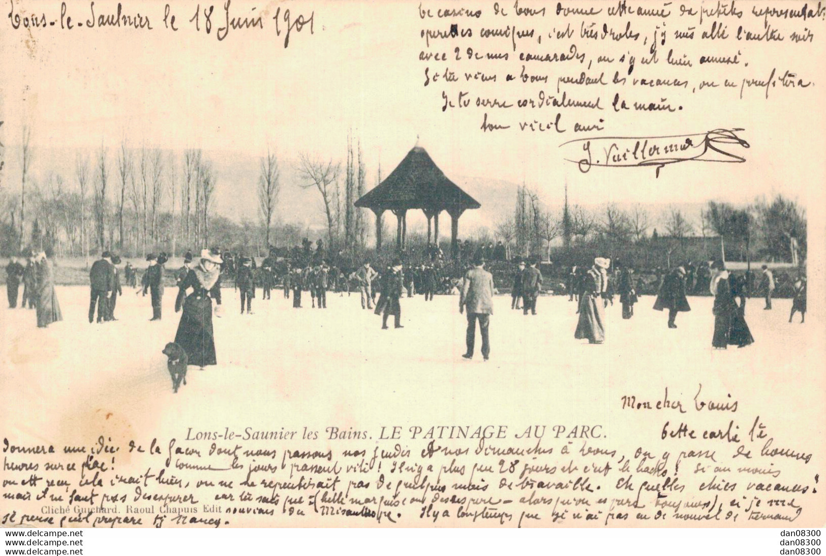 39 LONS LE SAUNIER LE PATINAGE AU PARC - Lons Le Saunier