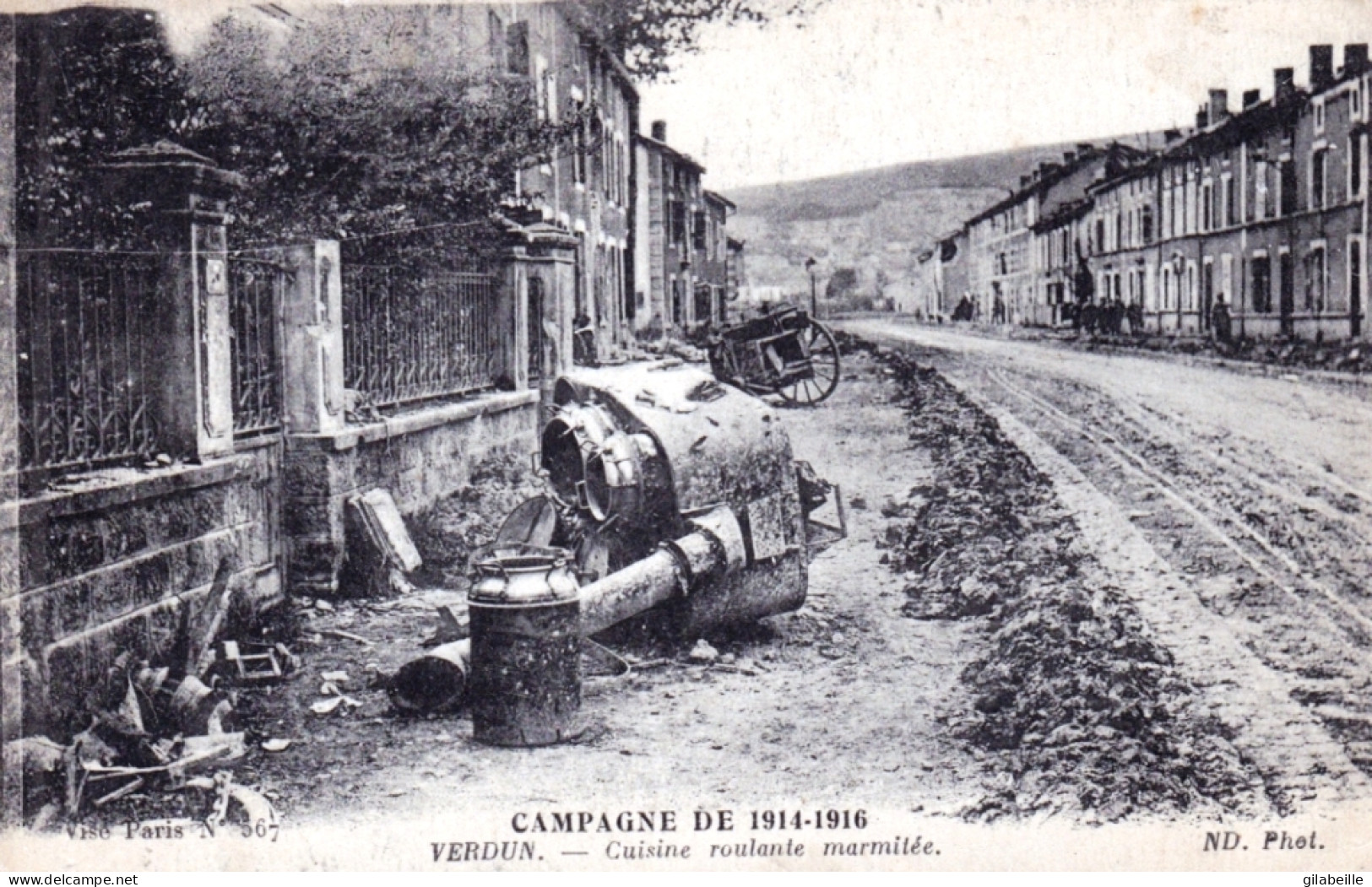 55 - Meuse - VERDUN - Cuisine Roulante Marmitée - Guerre 1914 - Verdun