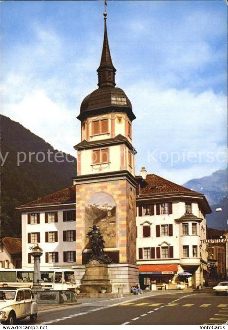 12416490 Altdorf UR Wilhelm Tell Denkmal Altdorf UR - Andere & Zonder Classificatie