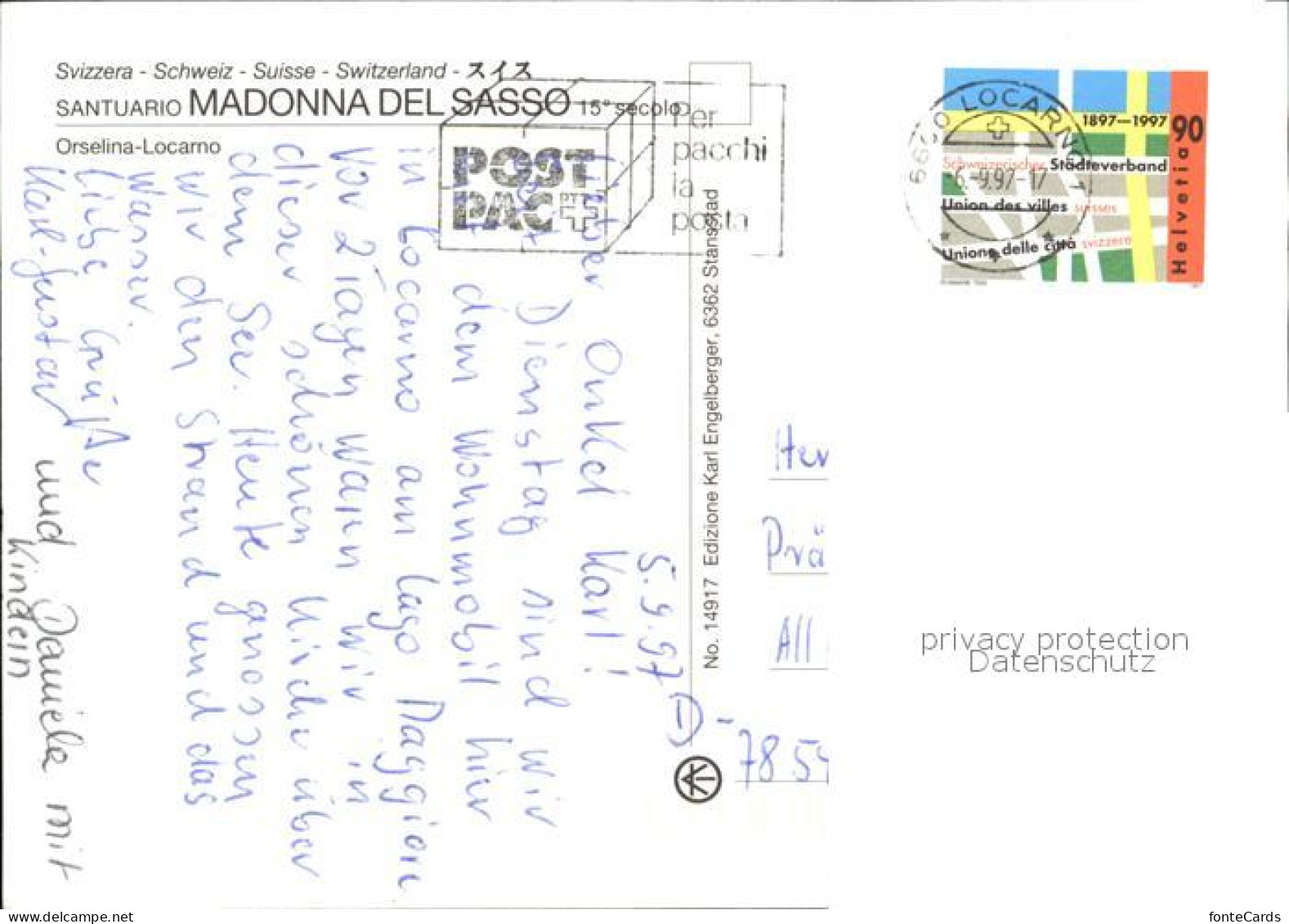 12414962 Madonna Del Sasso Orselina Madonna Del Sasso - Andere & Zonder Classificatie