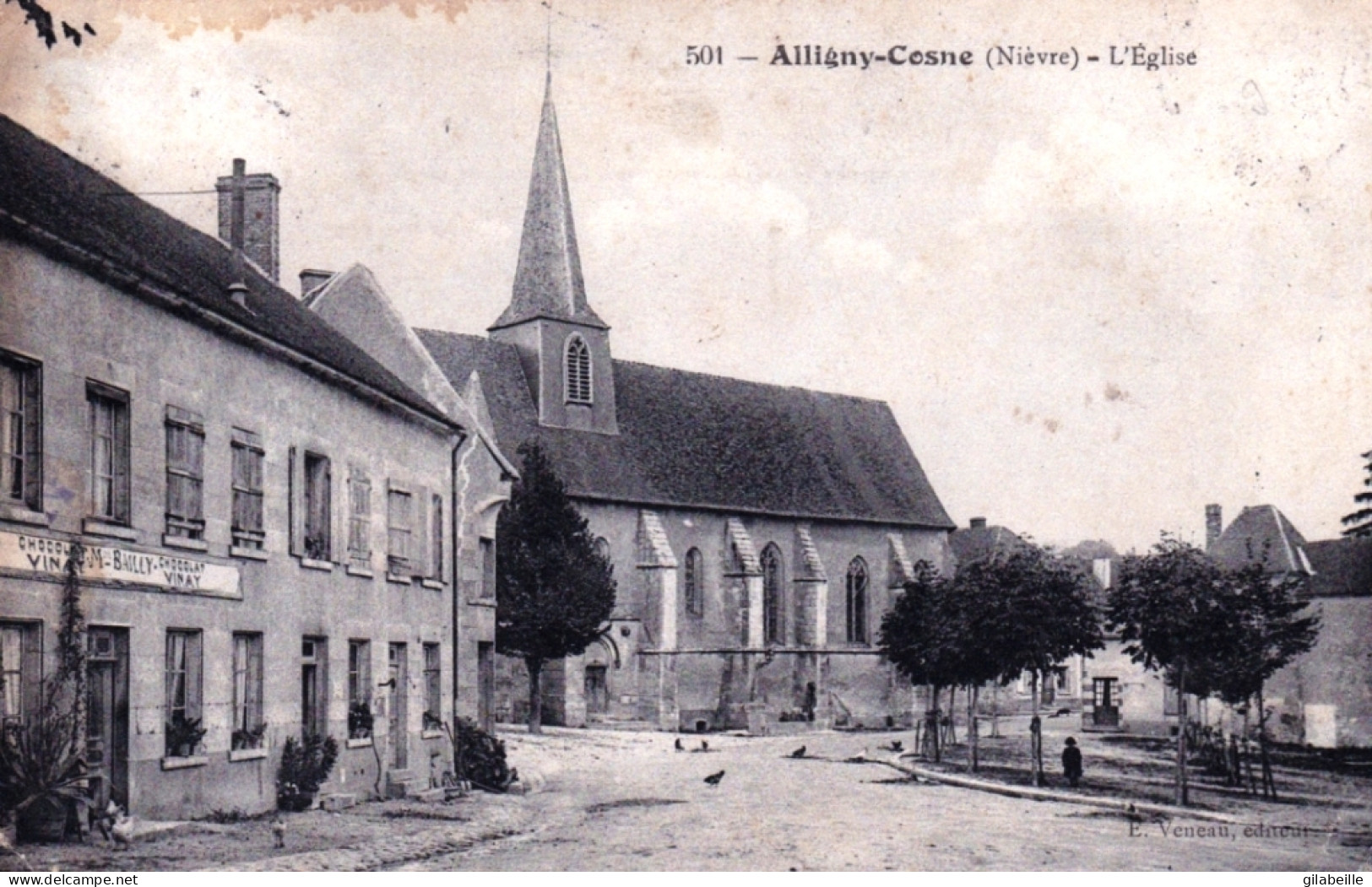 58 - Nievre - ALLIGNY COSNE - L'église - Sonstige & Ohne Zuordnung