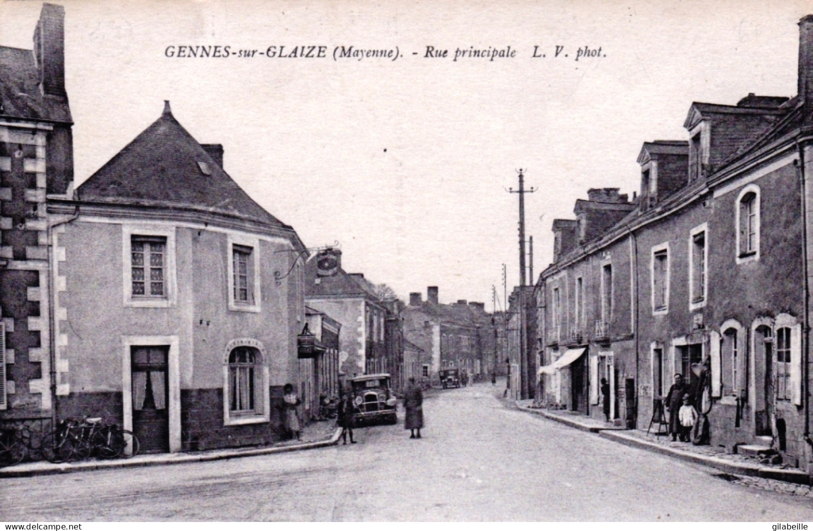 53 - Mayenne - GENNES Sur GLAIZE - Rue Principale - Autres & Non Classés