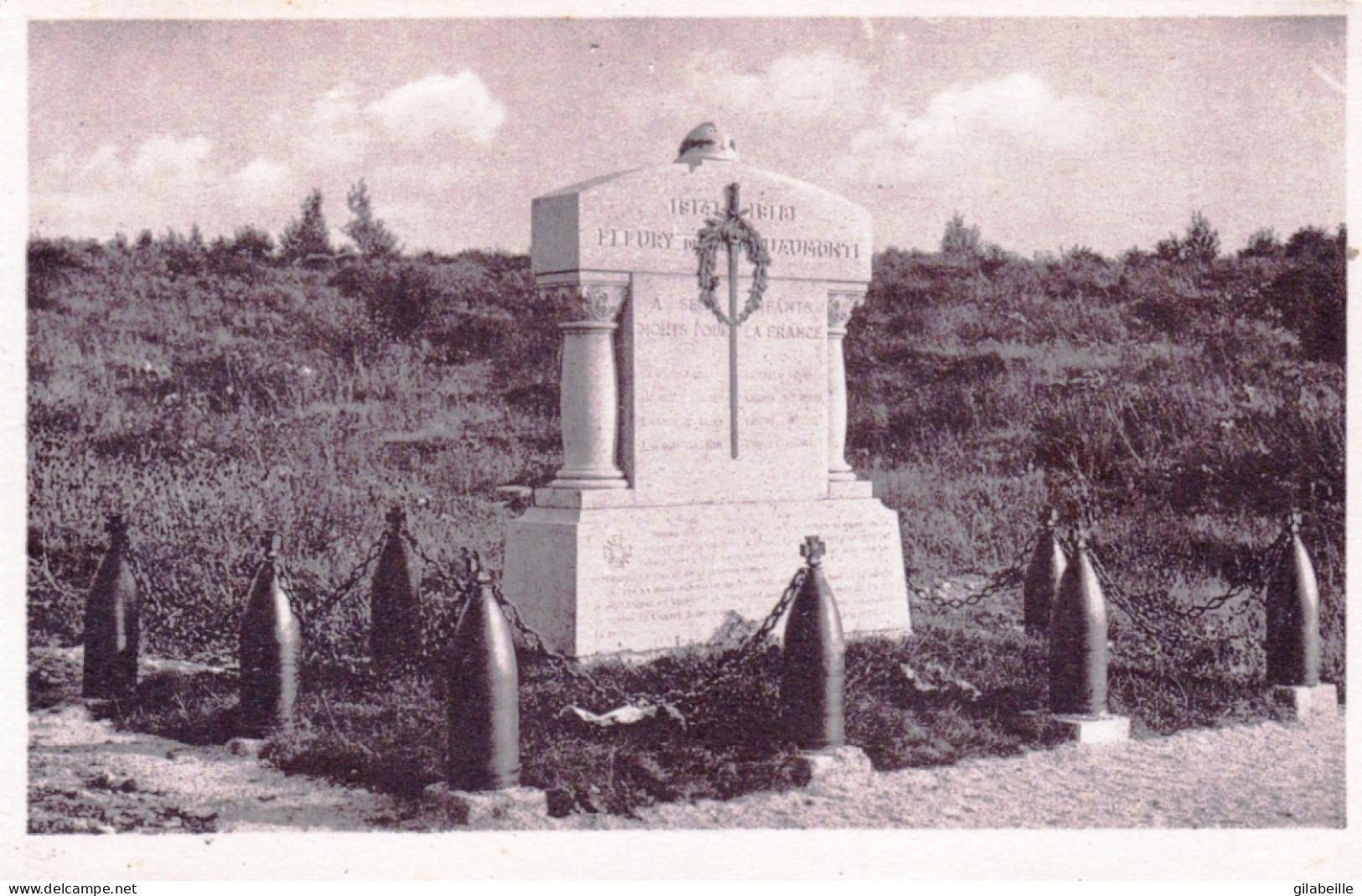 55 - Meuse - Bataille De Verdun - Monument élevé A La Memoire Des Enfants De FLEURY Devant Douaumont Morts Pour La Franc - Cap Frehel