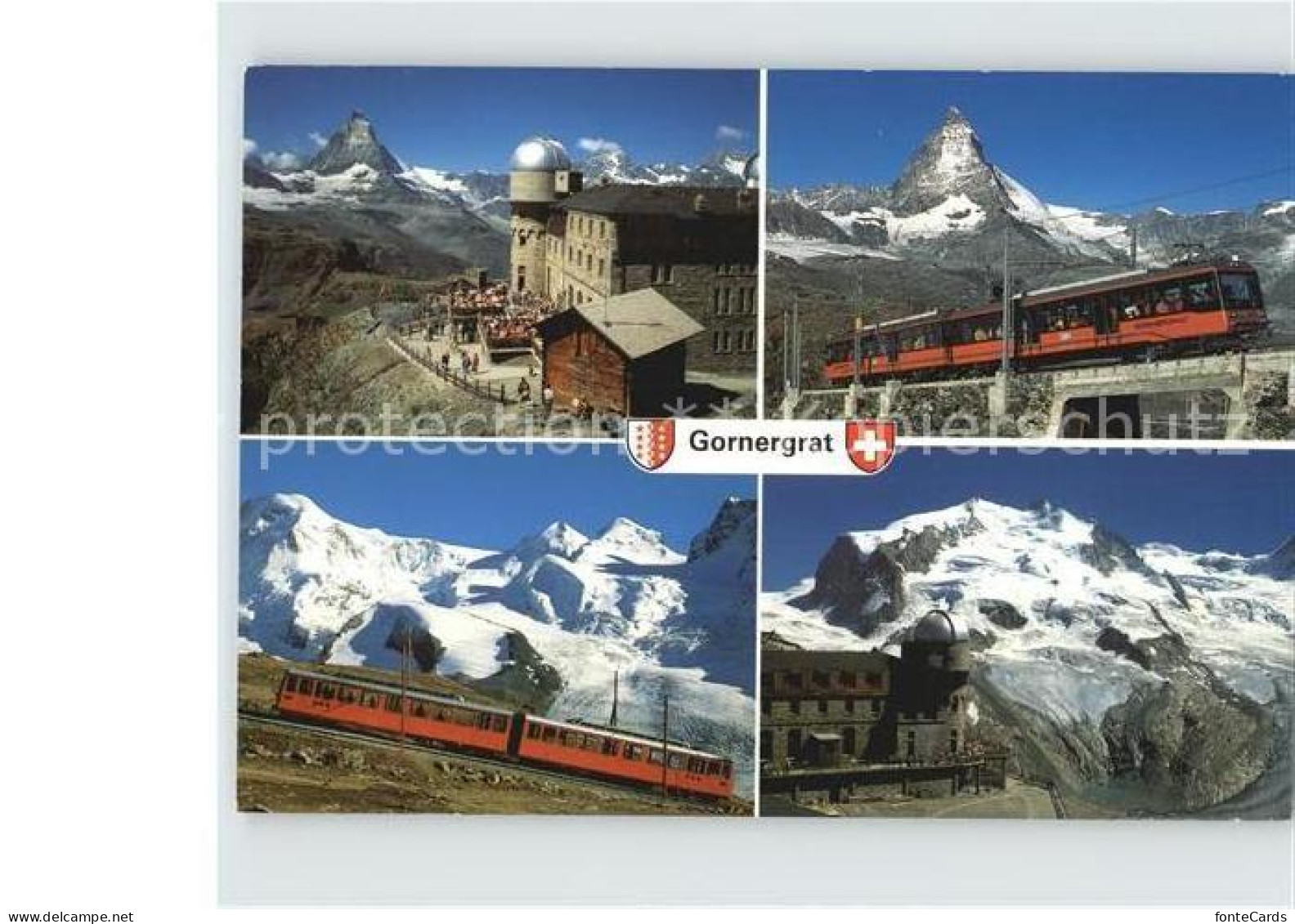 12413798 Gornergrat Zermatt Bergbahn Kulmhotel Matterhorn Mt Cervin Gletscher Wa - Other & Unclassified