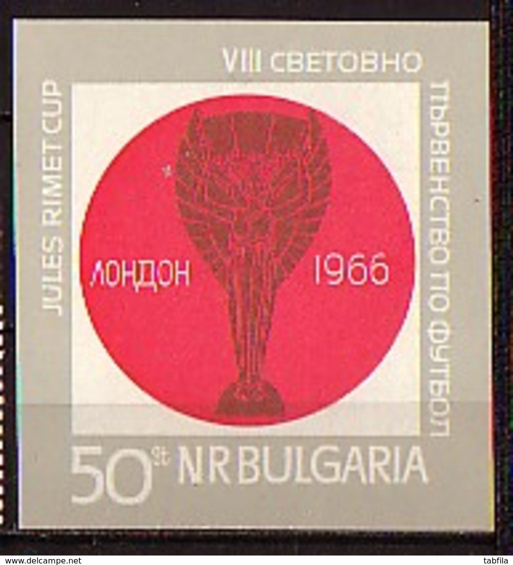 BULGARIA - 1966 - World Foot.Cup London'66 - Bl** - 1966 – Inglaterra