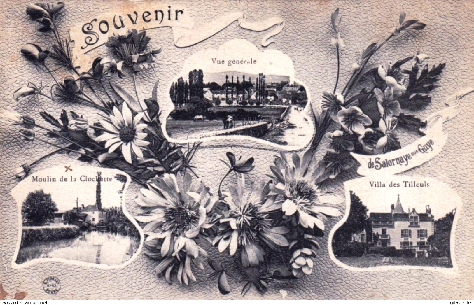 71 - Saone Et Loire - Souvenir De SALORNAYE Sur GUYE - Moulin De La Clochette - Villa Des Tilleuls -  - Other & Unclassified