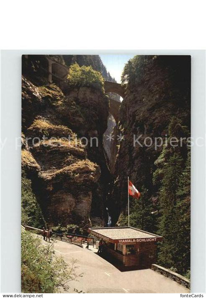 12413790 Thusis Viamala Schlucht Kiosk Thusis - Other & Unclassified