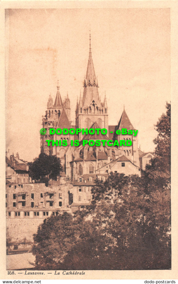 R546197 Lausanne. La Cathedrale. S. A. D. A. G. Secheron - Monde
