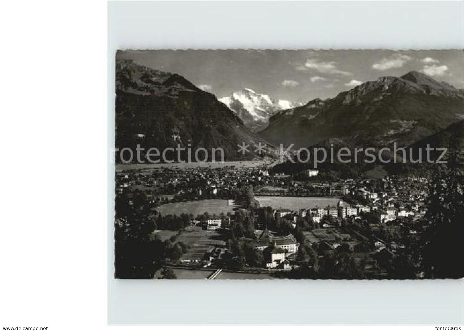 12412511 Matten Interlaken Panorama Mit Jungfrau Berner Alpen Matten Interlaken - Autres & Non Classés