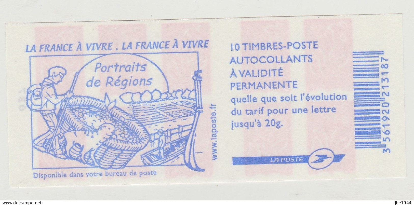 France Carnet N° 3744-C10 ** La France à Vivre - Sonstige & Ohne Zuordnung