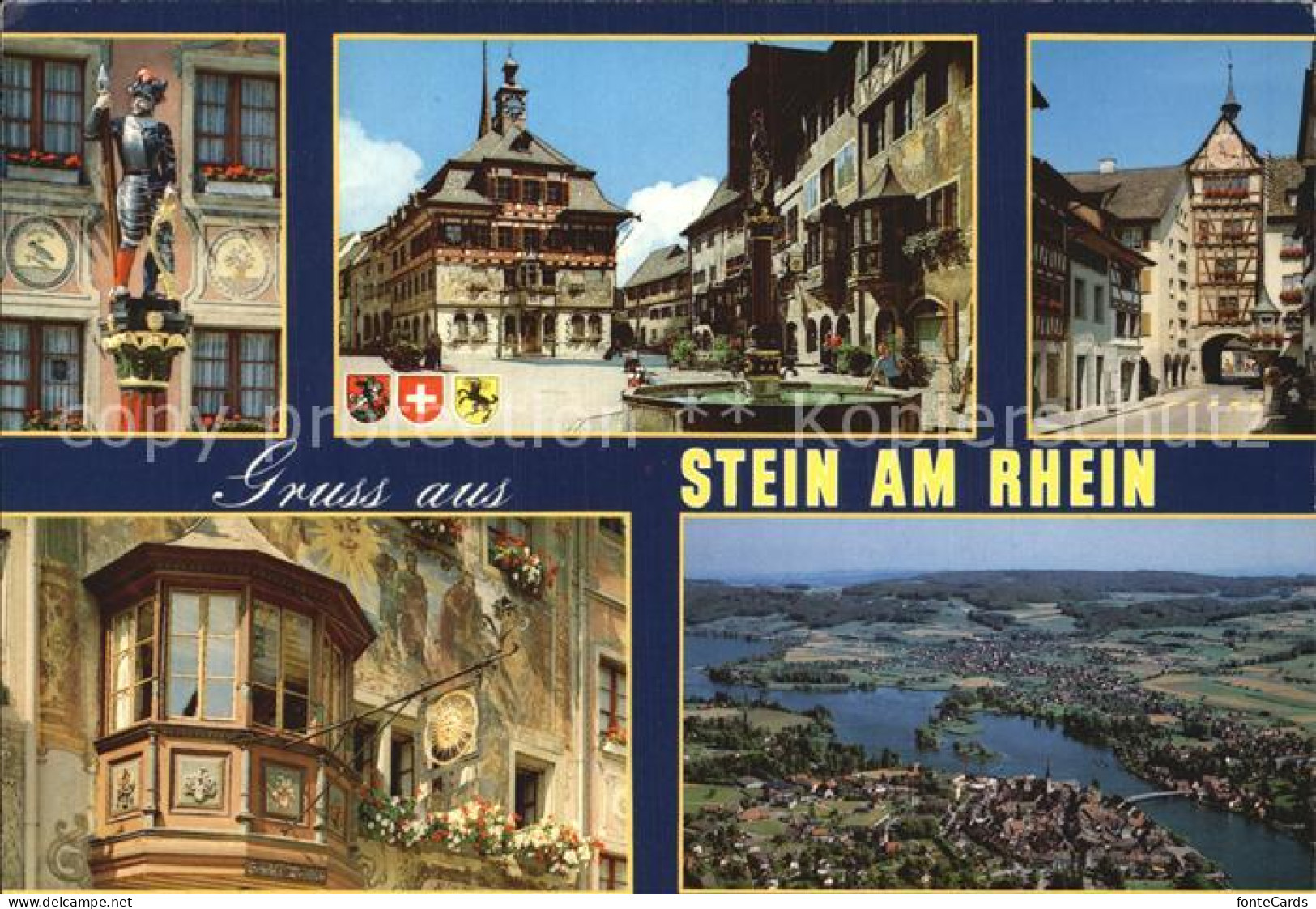 12410193 Stein AR Fachwerkhaeuser Rhein Denkmal  Stein AR - Other & Unclassified