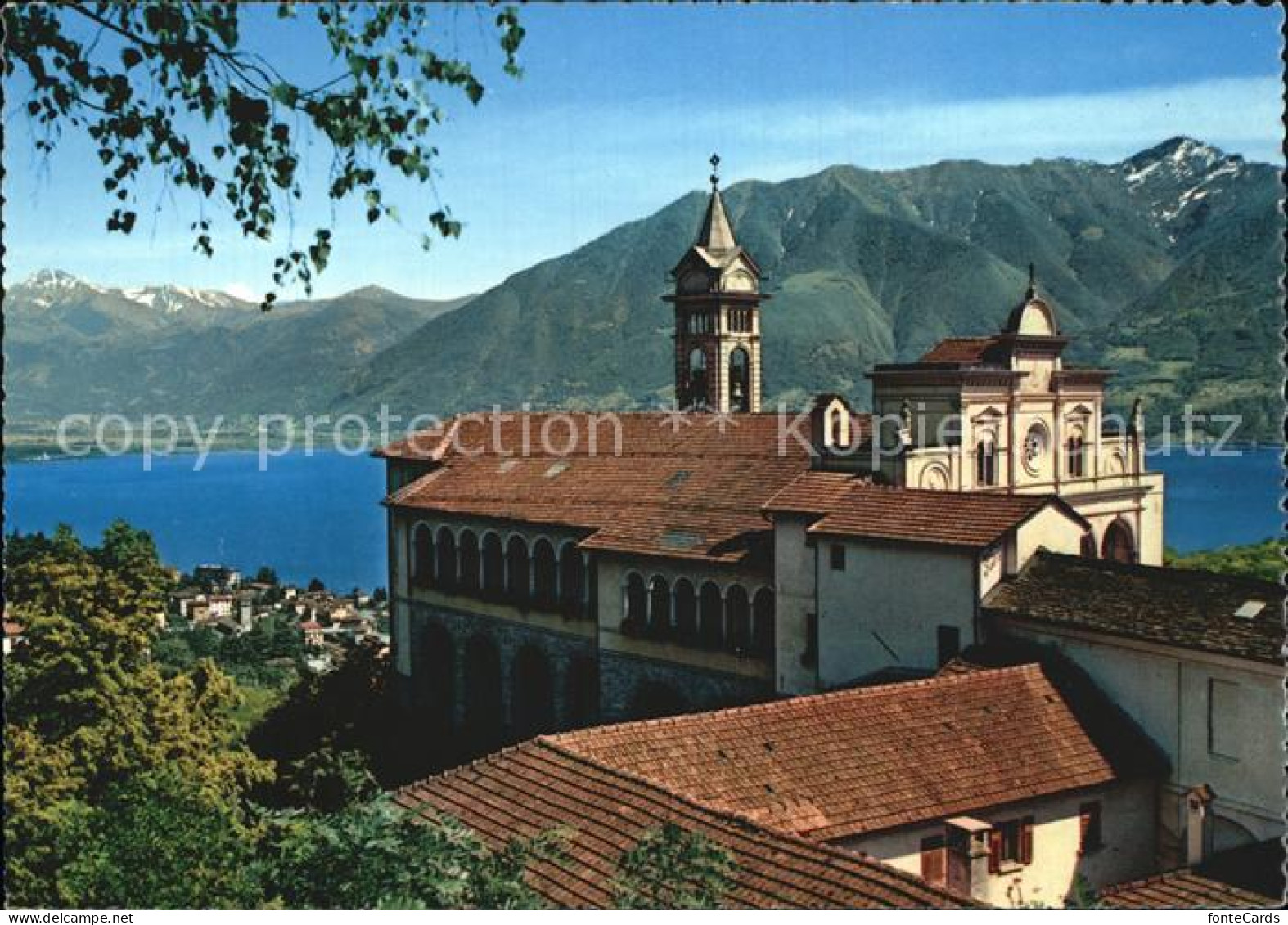 12410180 Locarno TI Kirche Madonna Del Sasso  - Andere & Zonder Classificatie