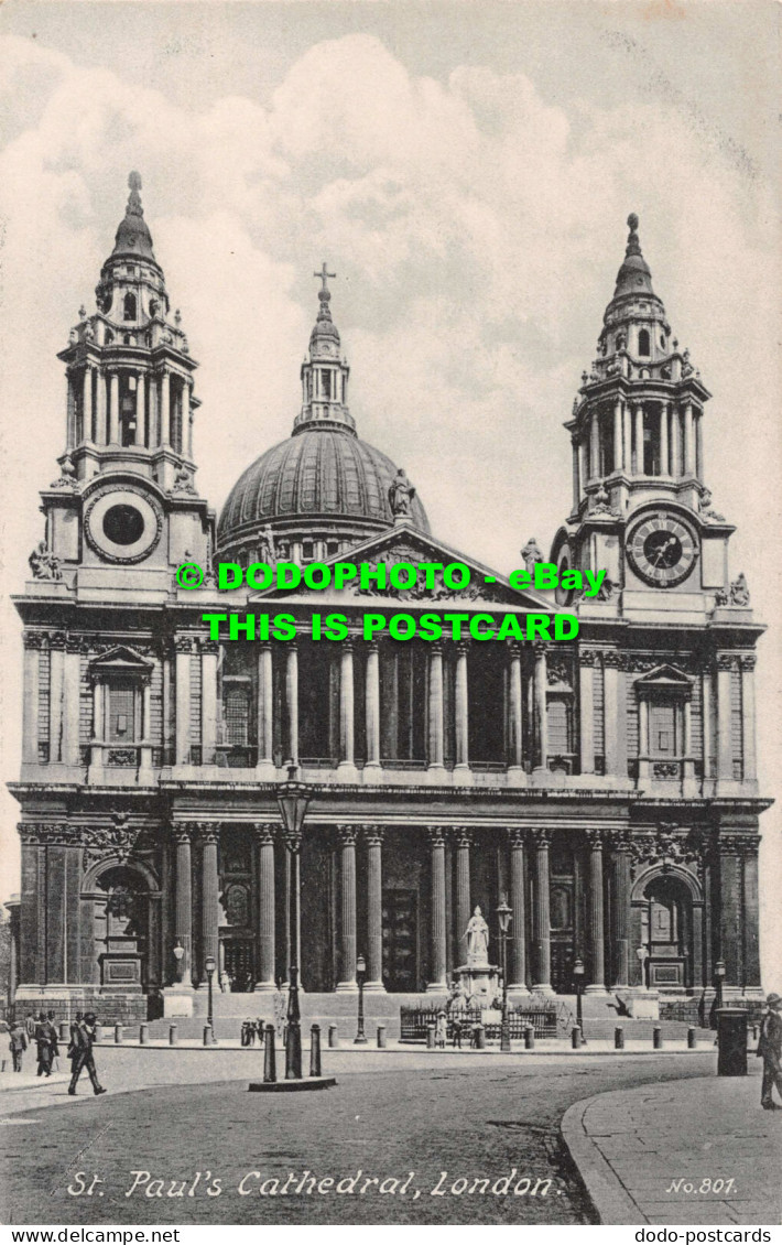 R546242 London. St. Paul Cathedral. O. F. No. E 48108. No. 801 - Andere & Zonder Classificatie