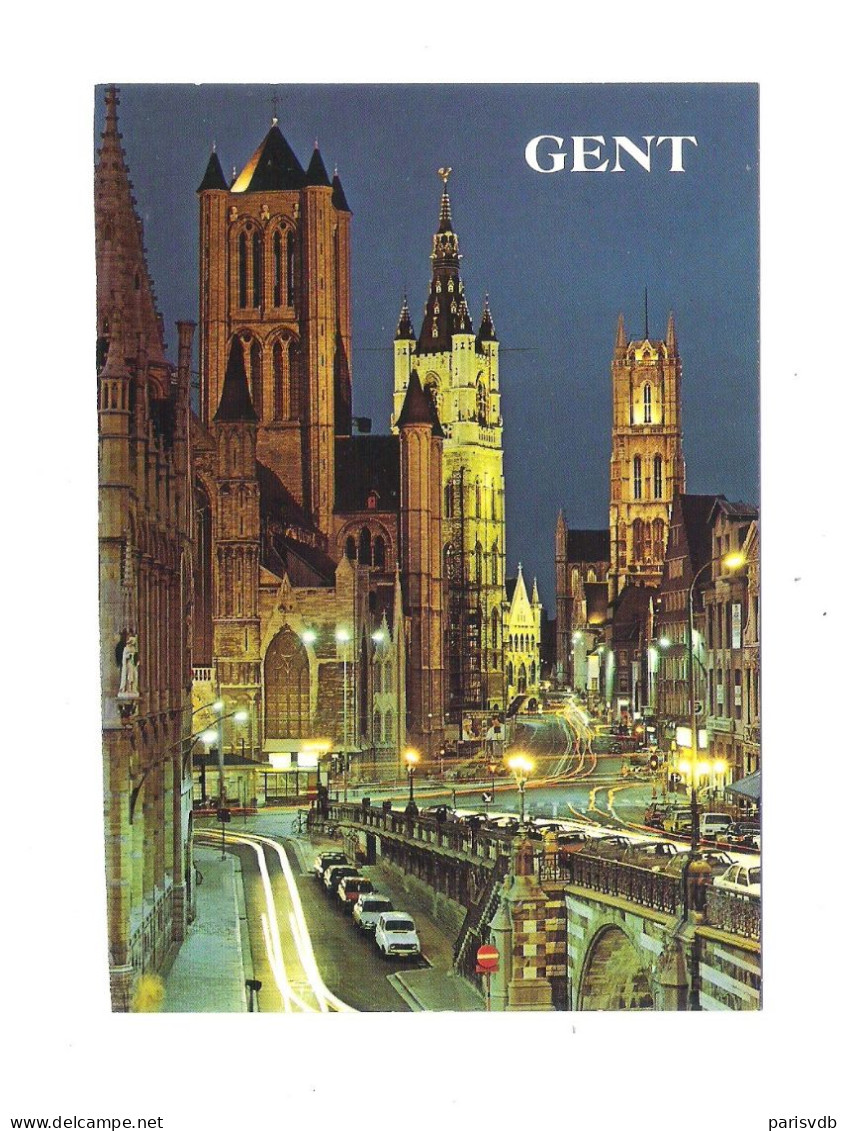 GENT - GAND -  SINT NIKOLAASKERK, BELFORT EN SINT-BAAFSKERK - NELS  (14.042) - Gent