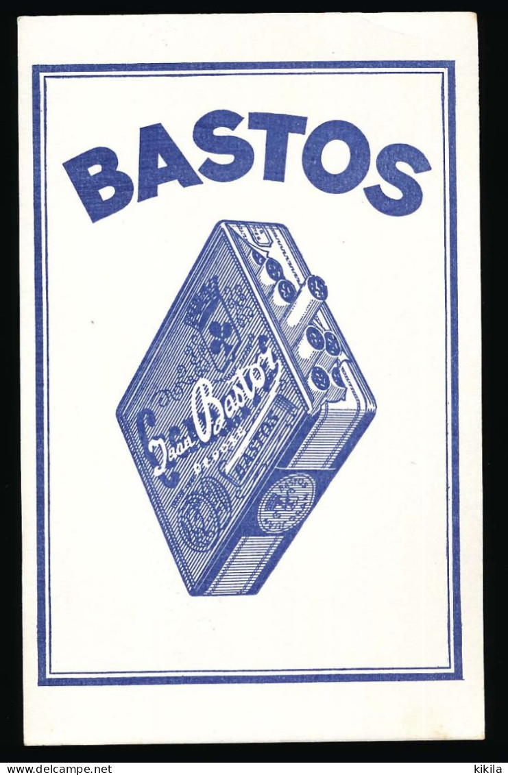 Buvard 13.3 X 21 Les Cigarettes Jean BASTOS - Tabak