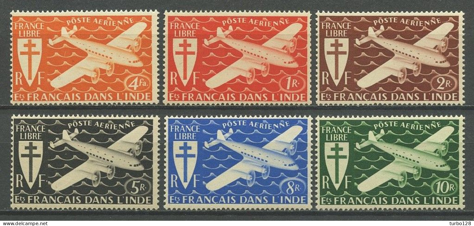 INDE 1942 PA N° 1/6 ** Neufs MNH Superbes C 16 € Série De Londres Avion Plane Transports - Unused Stamps