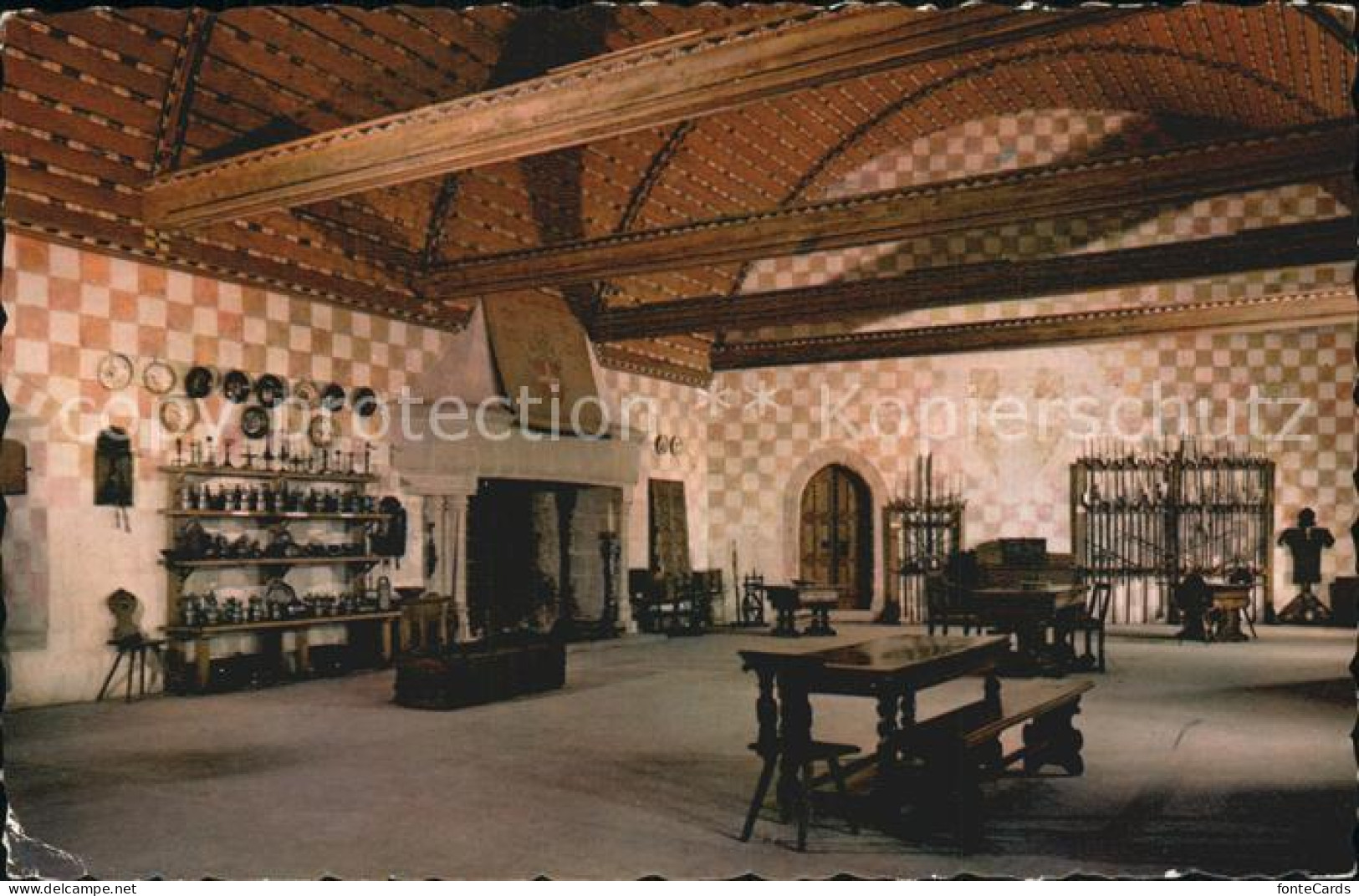 12404871 Chillon Chateau Salle Des Chevaliers Musee Montreux - Other & Unclassified