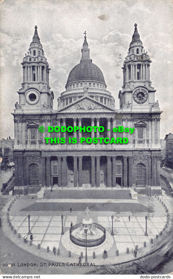 R546287 London. St. Paul Cathedral. Photochrom. Wedgwood Series. 1917 - Andere & Zonder Classificatie