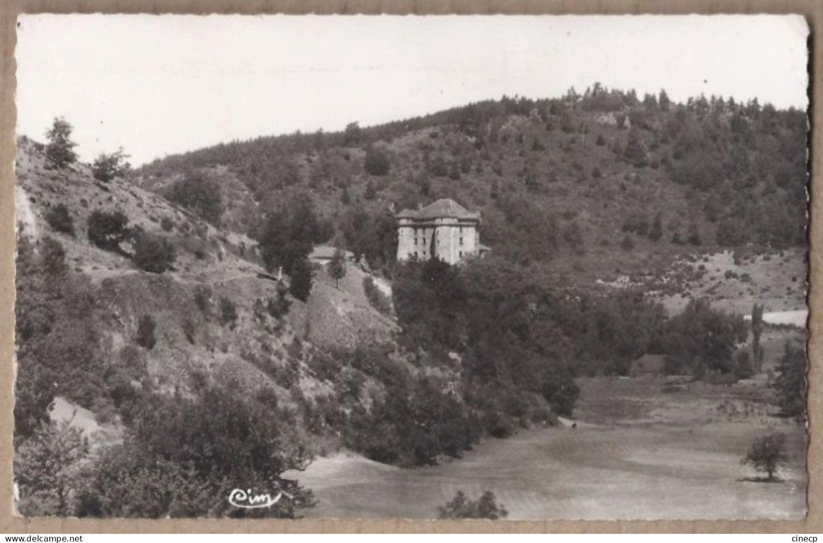 CPSM 48 - CHAMBON Le CHATEAU - Chateau Du Fort - TB PLAN EDIFICE Dans Le Vallon 1955 - Other & Unclassified
