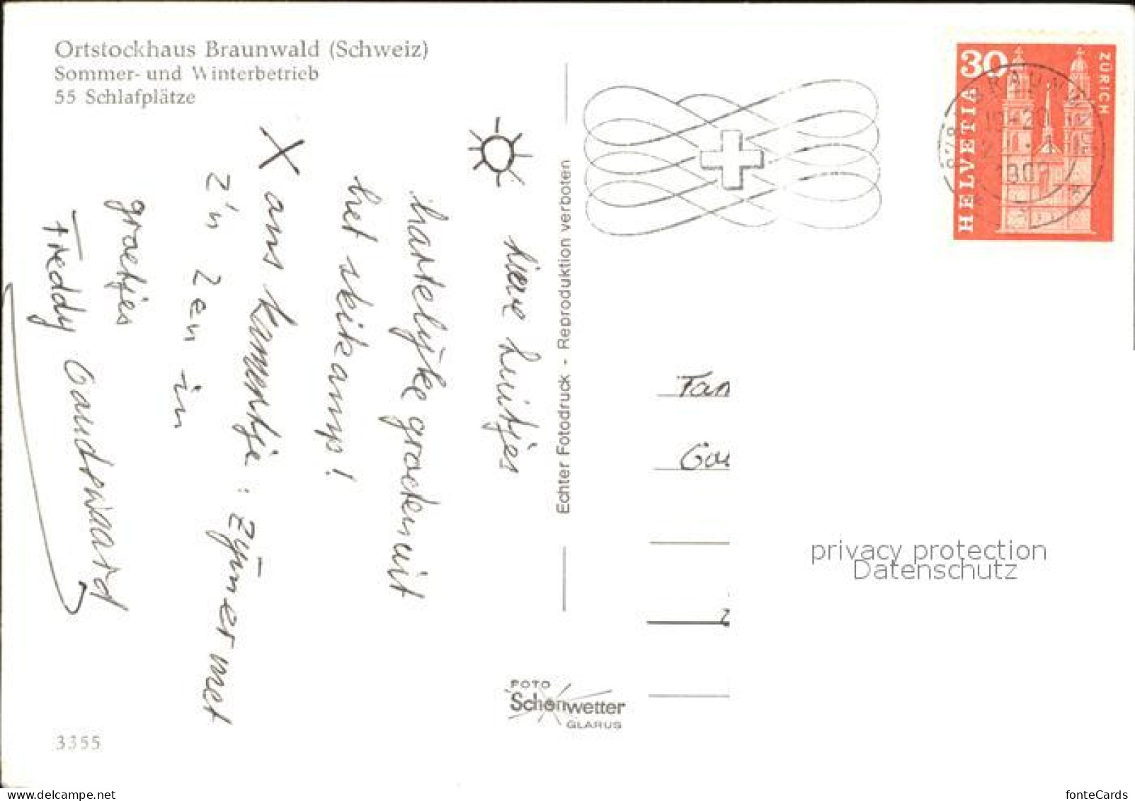 12402144 Braunwald GL Ortstockhaus Skigebiet Braunwald - Other & Unclassified