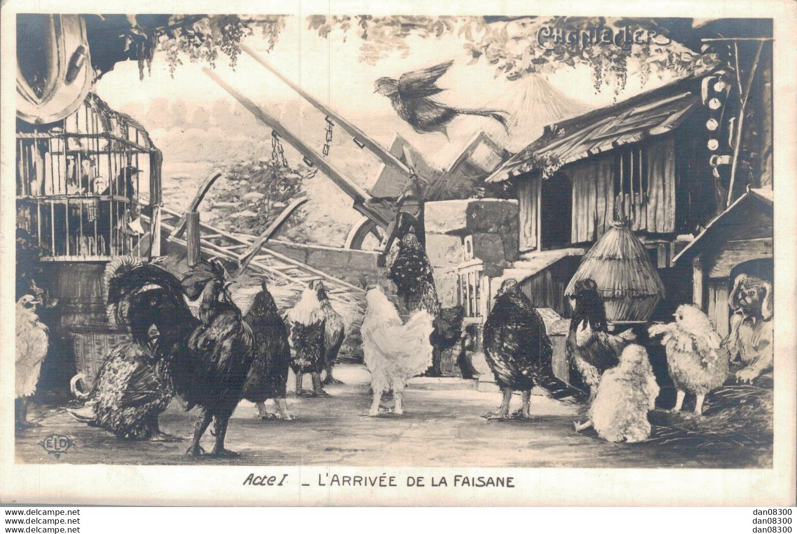 CHANTECLER ACTE 1 L'ARRIVEE DE LA FAISANE - Théâtre