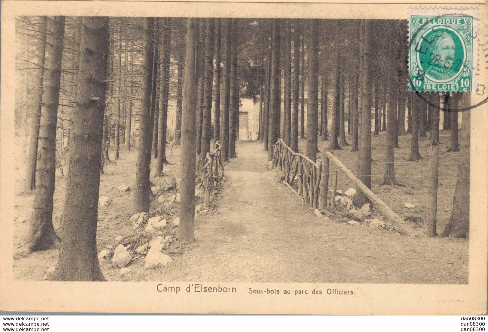 BELGIQUE CAMP D'ELSENBORN SOUS BOIS AU PARC DES OFFICIERS - Elsenborn (camp)