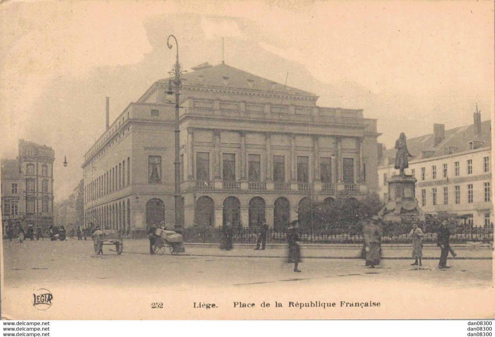 BELGIQUE LIEGE PLACE DE LA REPUBLIQUE FRANCAISE - Liege