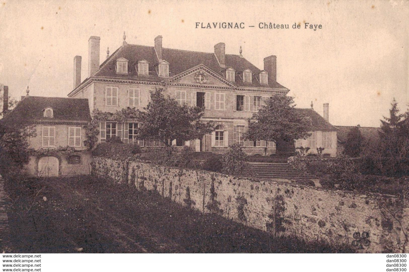 87 FLAVIGNAC CHATEAU DE FAYE - Other & Unclassified