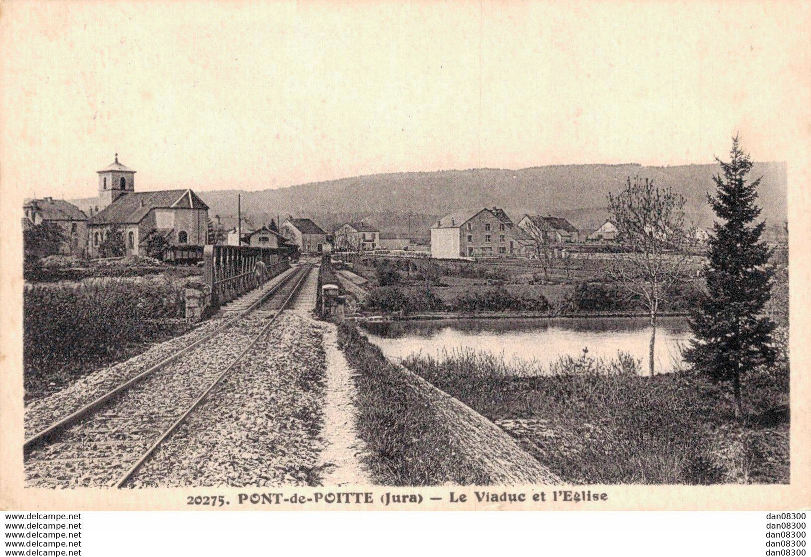 39 PONT DE POITTE LE VIADUC ET L'EGLISE - Other & Unclassified