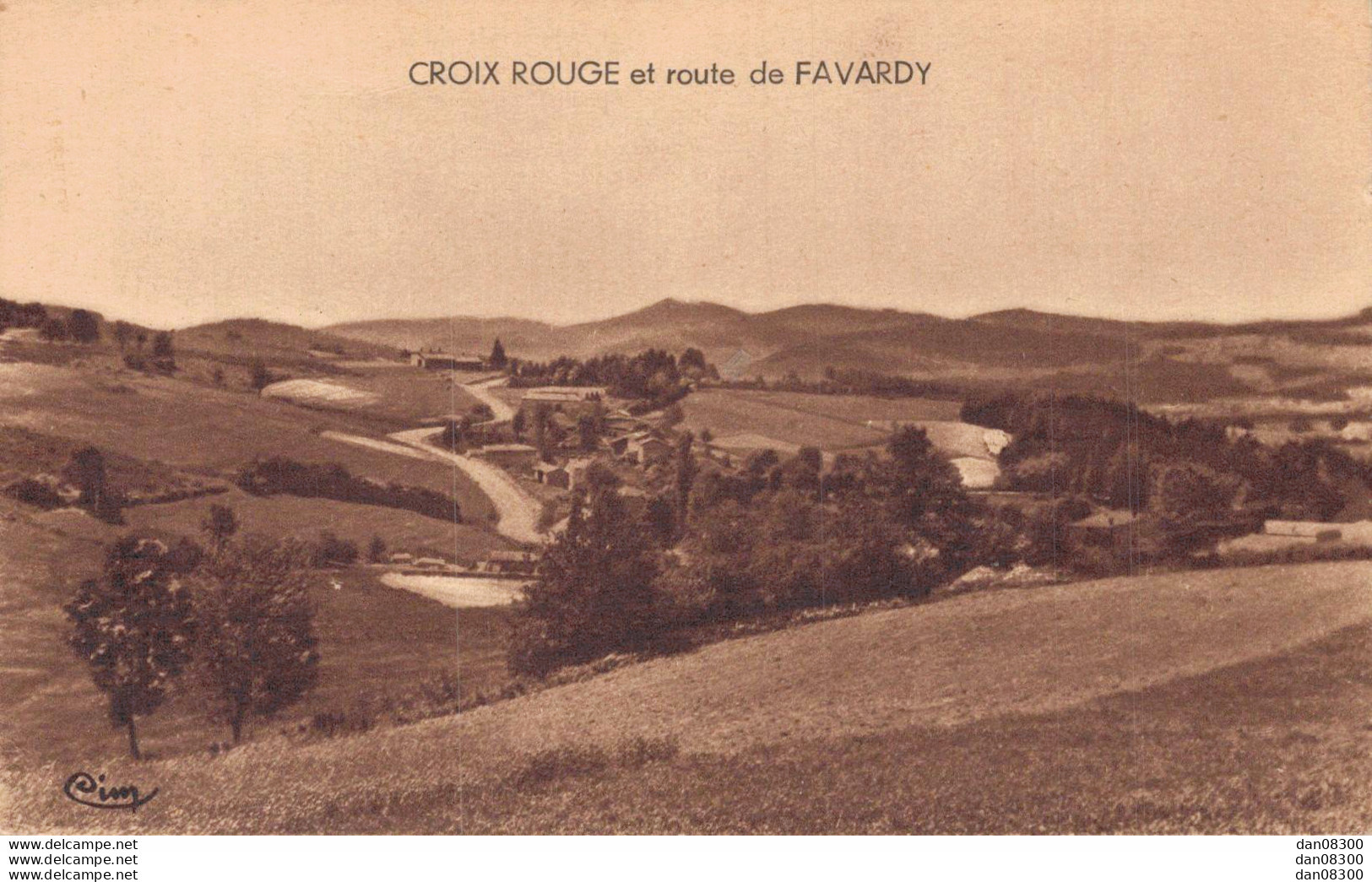 69 CROIX ROUGE ET ROUTE DE FAVARDY - Other & Unclassified