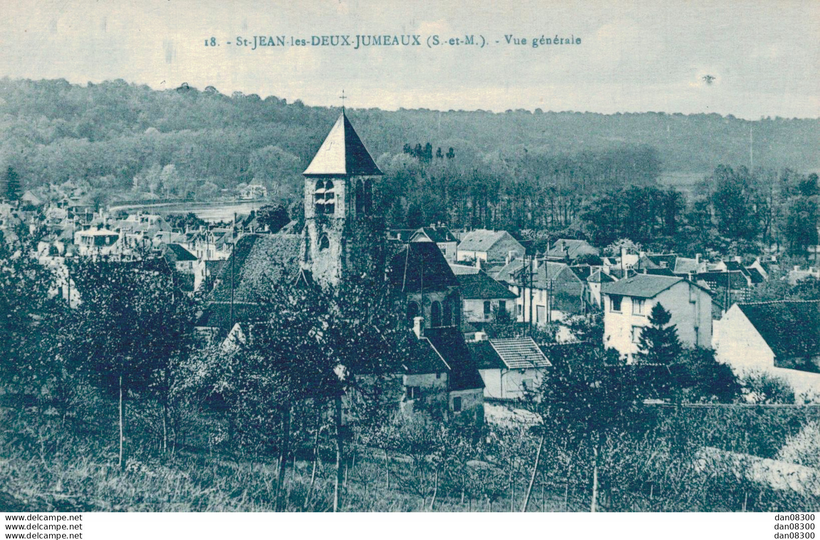 77 SAINT JEAN LES DEUX JUMEAUX VUE GENERALE - Autres & Non Classés