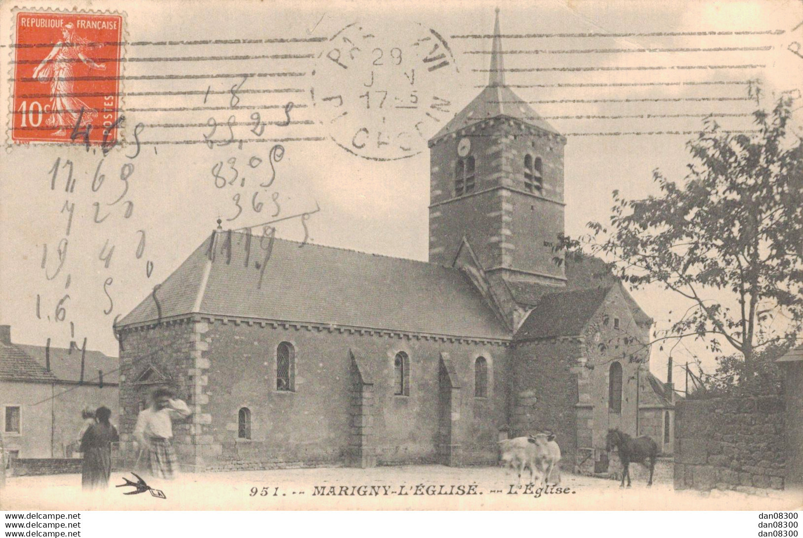 58 MARIGNY L'EGLISE L'EGLISE - Andere & Zonder Classificatie