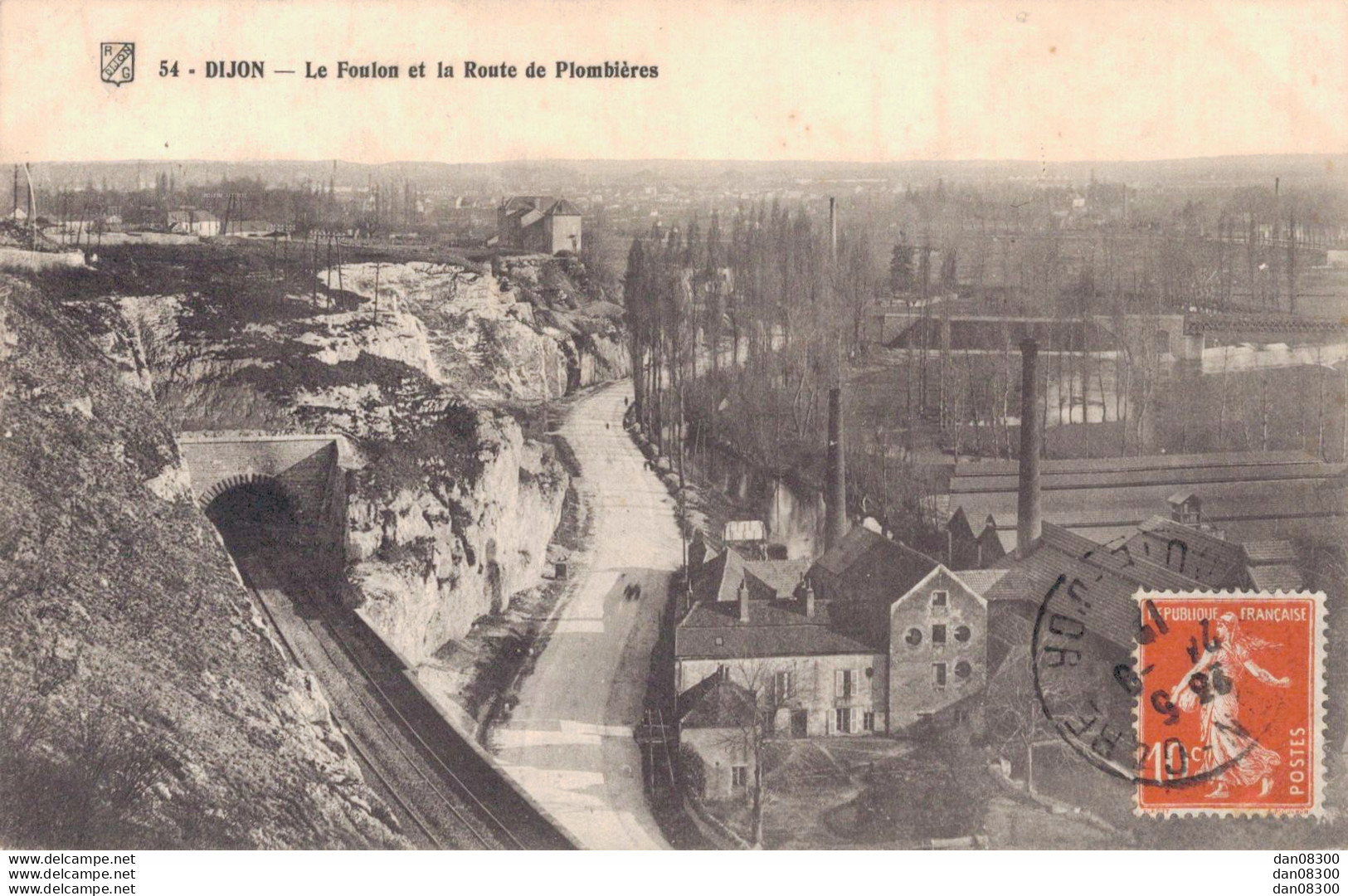 21 DIJON LE FOULON ET LA ROUTE DE PLOMBIERES - Dijon