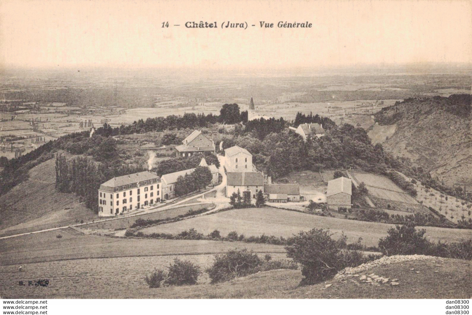 39 CHATEL JURA VUE GENERALE - Autres & Non Classés