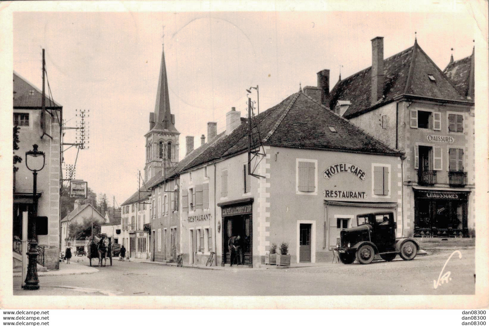 21 POUILLY EN AUXOIS RUE DE L'EGLISE CAFE DE LA CROIX D'OR - Other & Unclassified