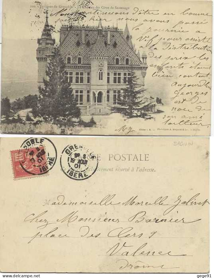 Daguin Jumelée De Grenoble - Mechanical Postmarks (Other)