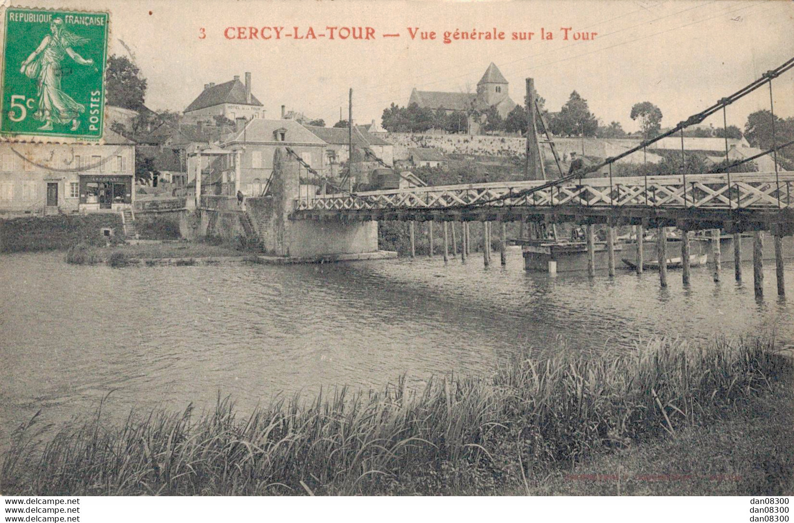 58 CERCY LA TOUR VUE GENERALE SUR LA TOUR - Sonstige & Ohne Zuordnung