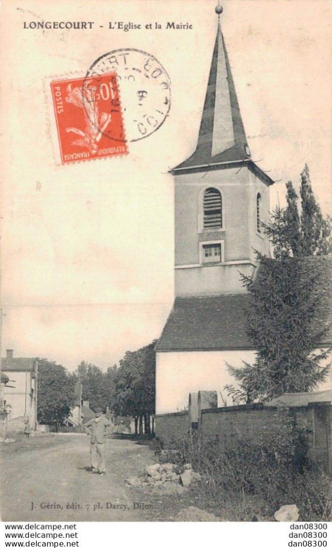 21 LONGECOURT L'EGLISE ET LA MAIRIE - Other & Unclassified