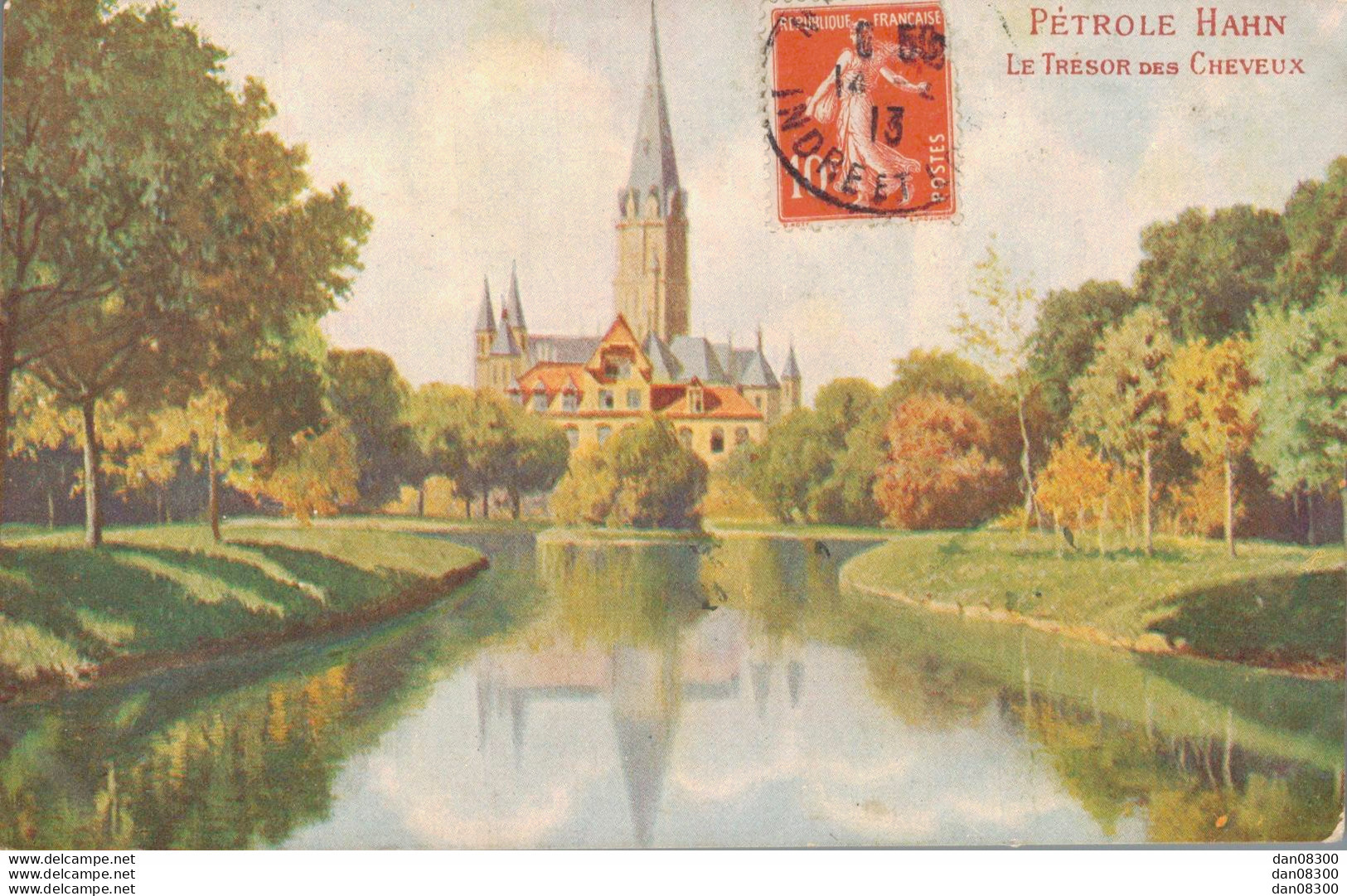 PETROLE HAHN LE TRESOR DES CHEVEUX AMSTERDAM - Werbepostkarten