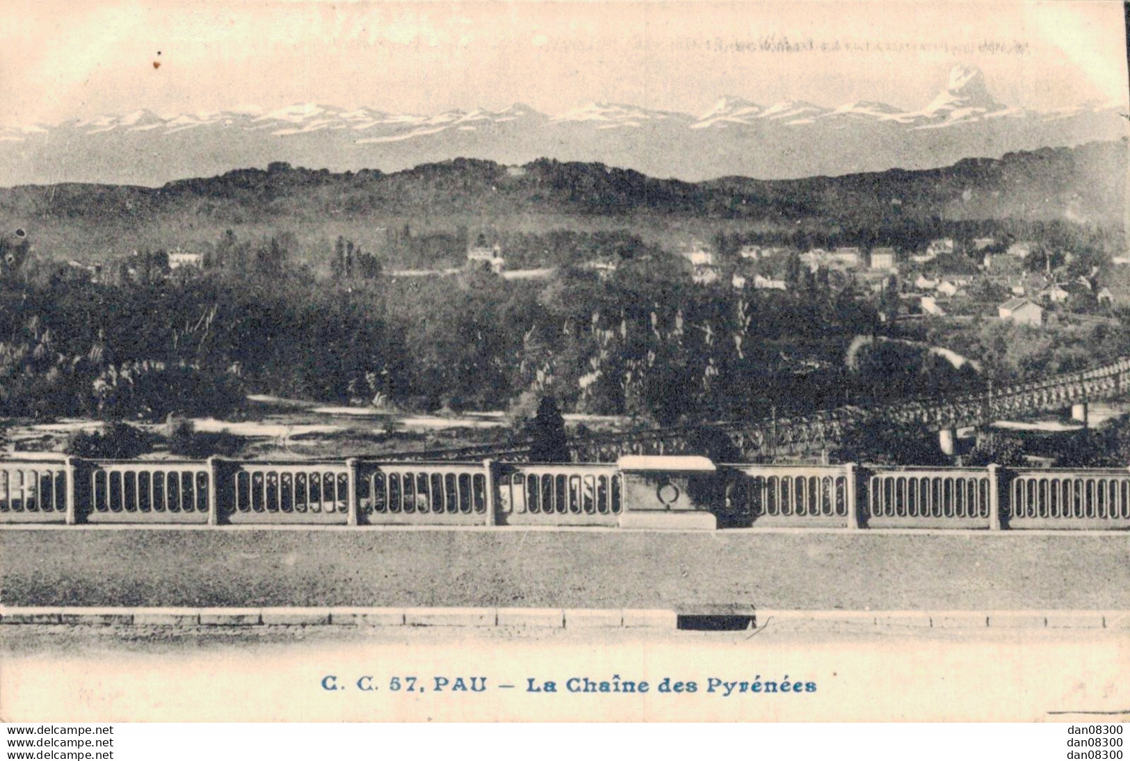 64 PAU LA CHAINE DES PYRENEES - Pau