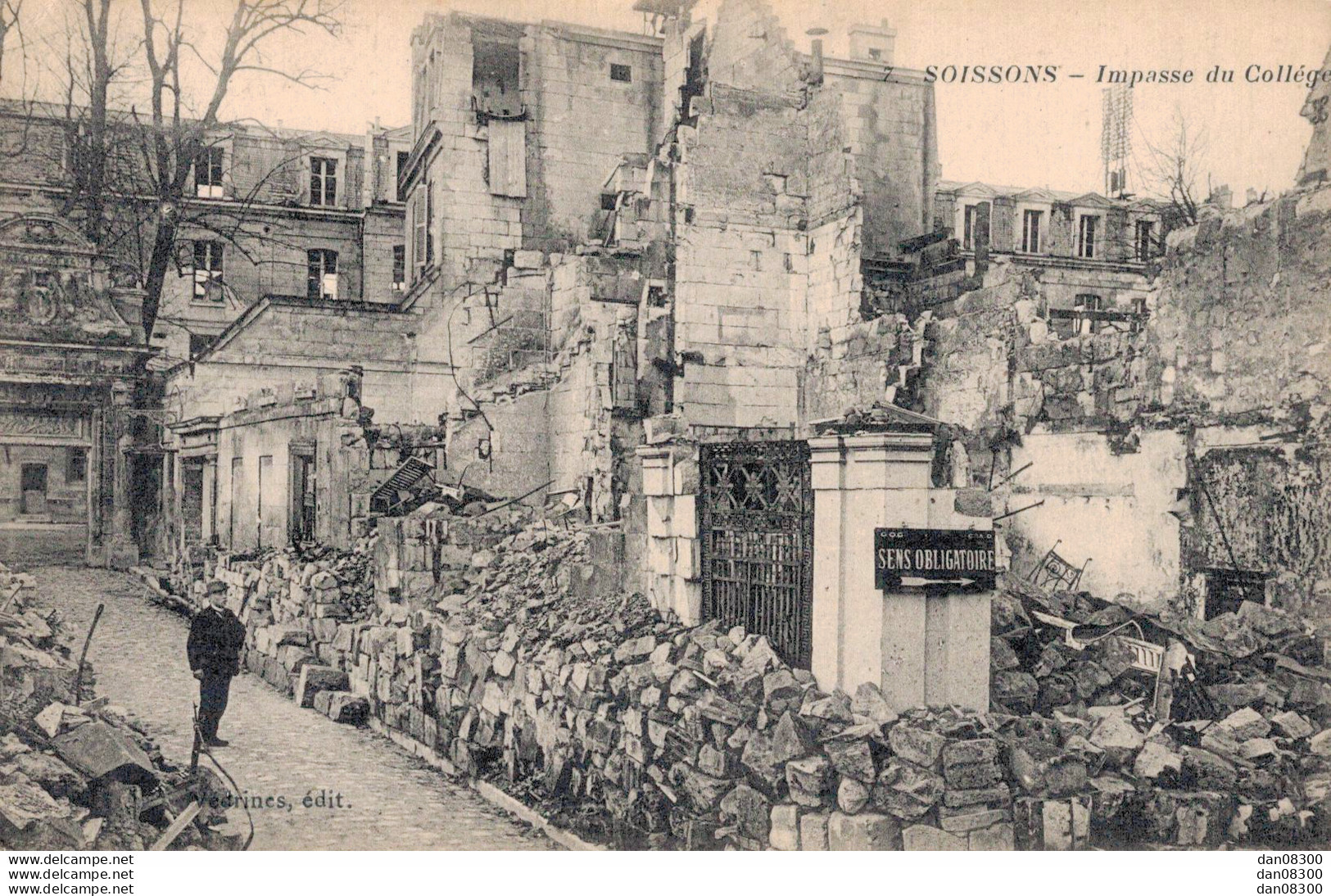 02 SOISSONS IMPASSE DU COLLEGE - War 1914-18
