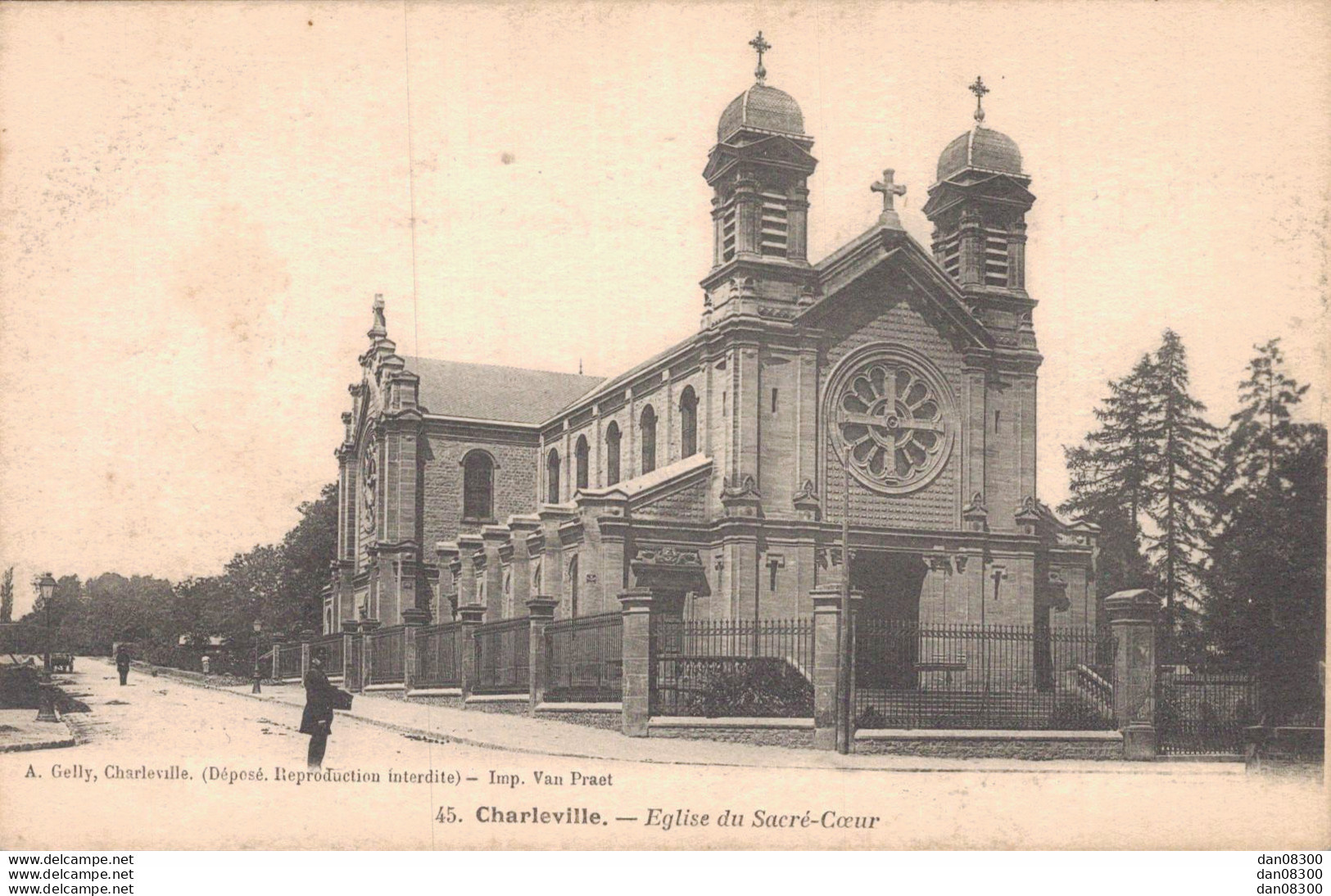 08 CHARLEVILLE EGLISE DU SACRE COEUR - Charleville