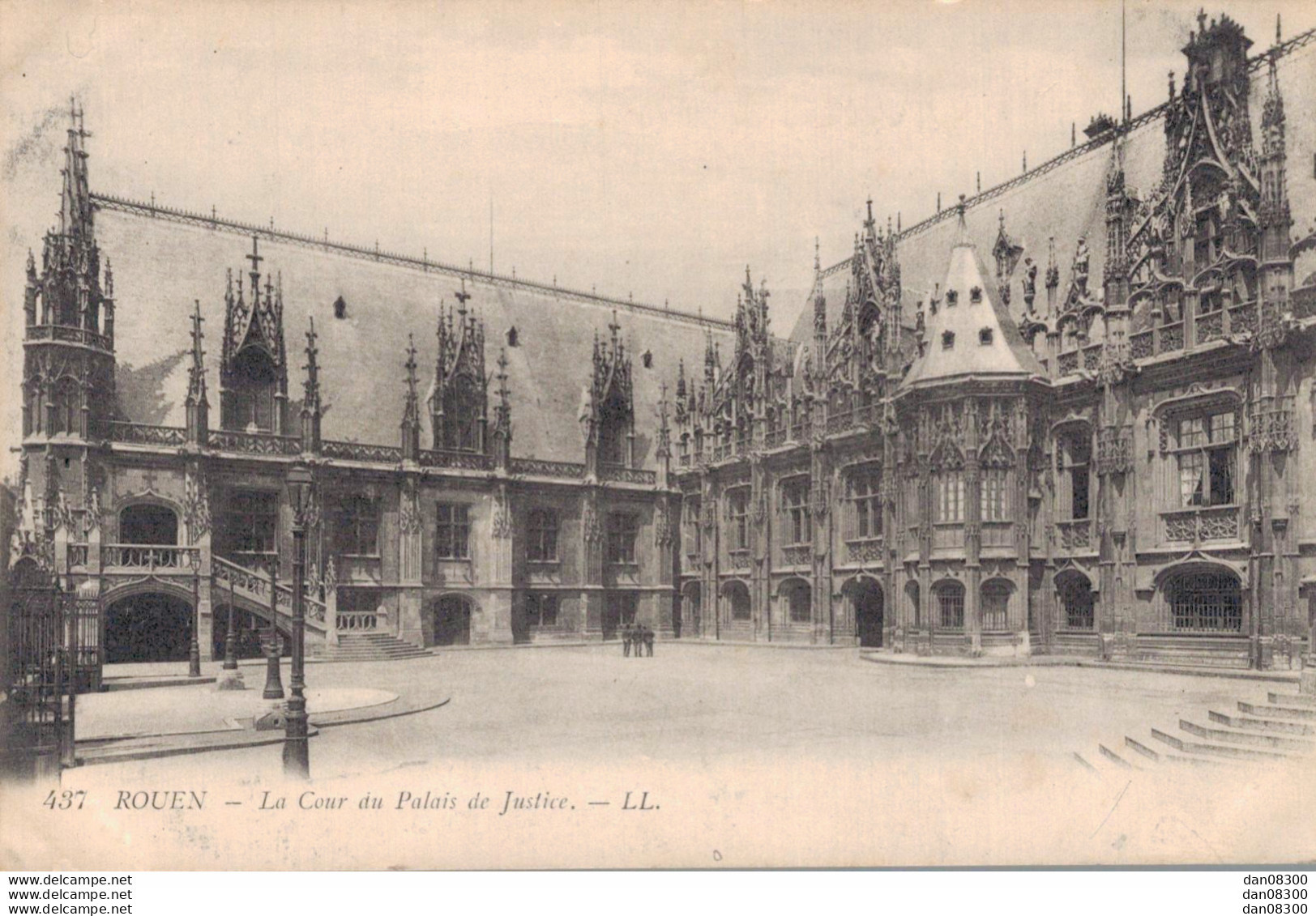 79 ROUEN LA COUR DU PALAIS DE JUSTICE - Rouen