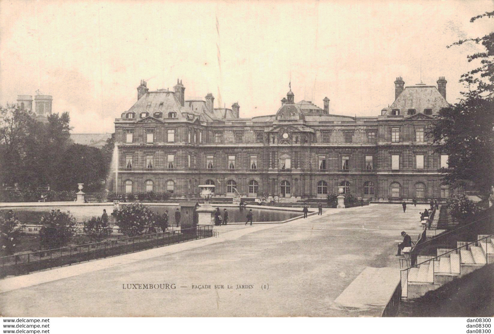 75 PARIS FACADE SUR LE JARDIN DU LUXEMBOURG - Parken, Tuinen