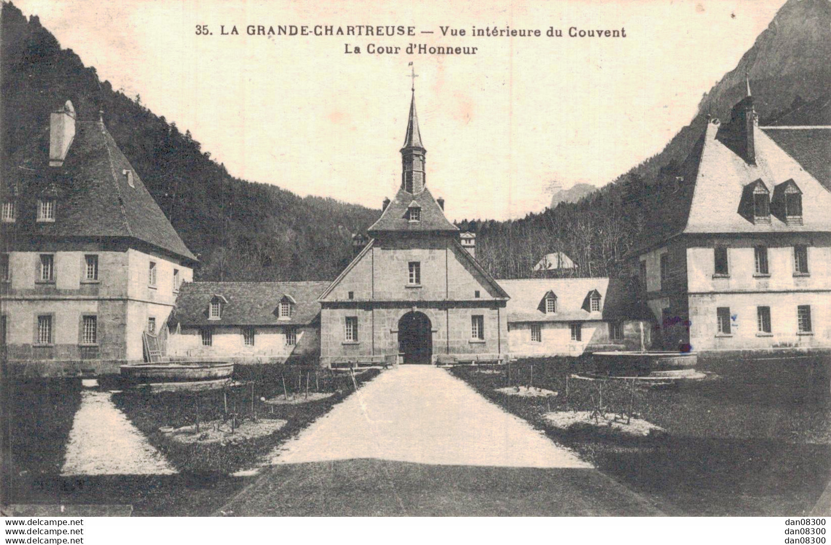 38 LA GRANDE CHARTREUSE VUE INTERIEURE DU COUVENT - Chartreuse