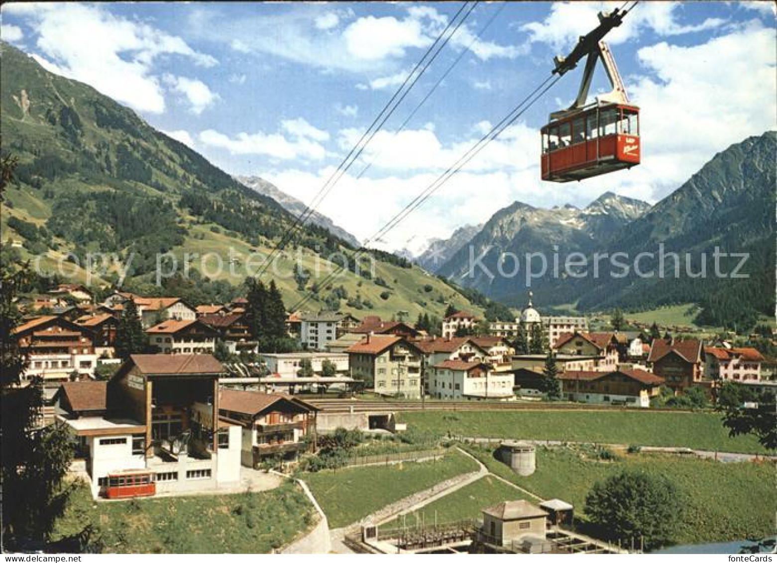 12396500 Klosters GR Silvrettagruppe Seilbahn  Klosters - Autres & Non Classés